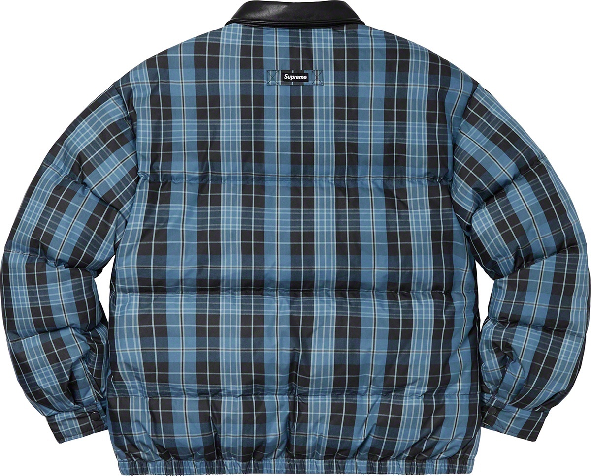 Leather Collar Puffy Jacket view 14
